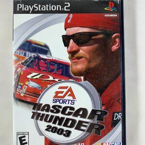 PlayStation 2 Game EA Sports NASCAR Thunder 2003 Complete Tested Rated E Tested